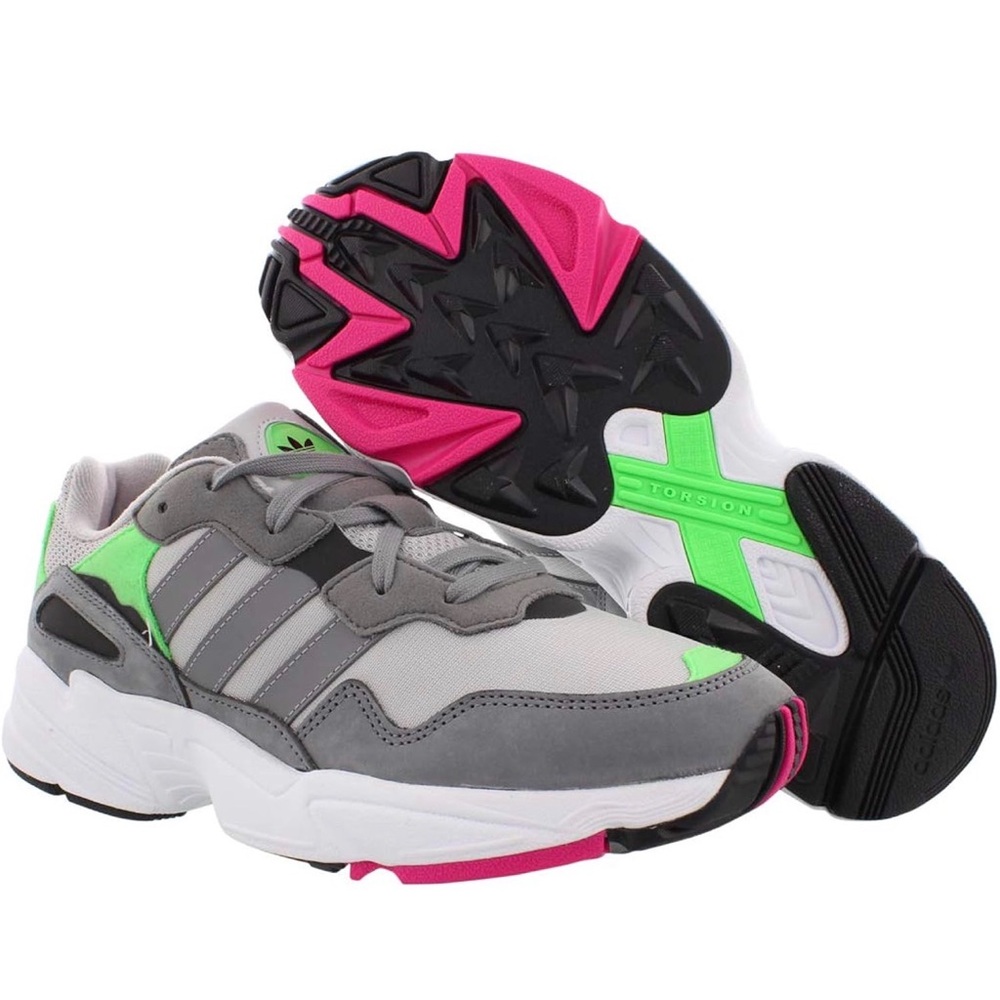 Adidas Originals Retro Yung-96 Grey Two F17/Grey Three F17/Shock Pink Womens
